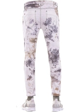 Mondo's Marbled Majesty Slim Straight Jeans